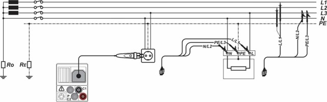 Připojení pro Zref (referenční impedance)